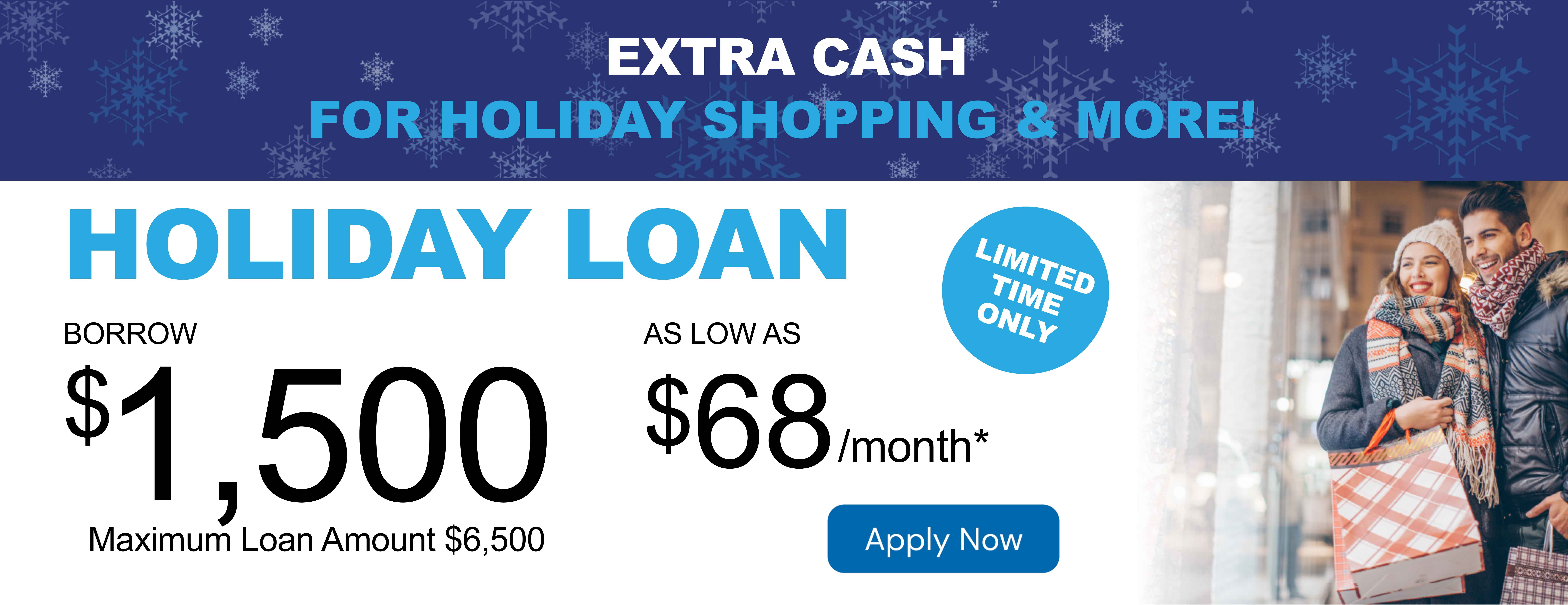 Holiday Loan Special